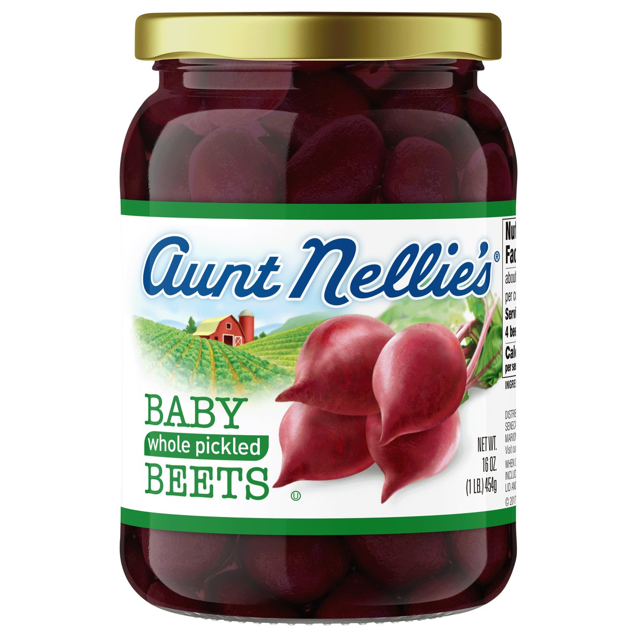 Aunt Nellie's Whole Pickled Baby Beets jar
