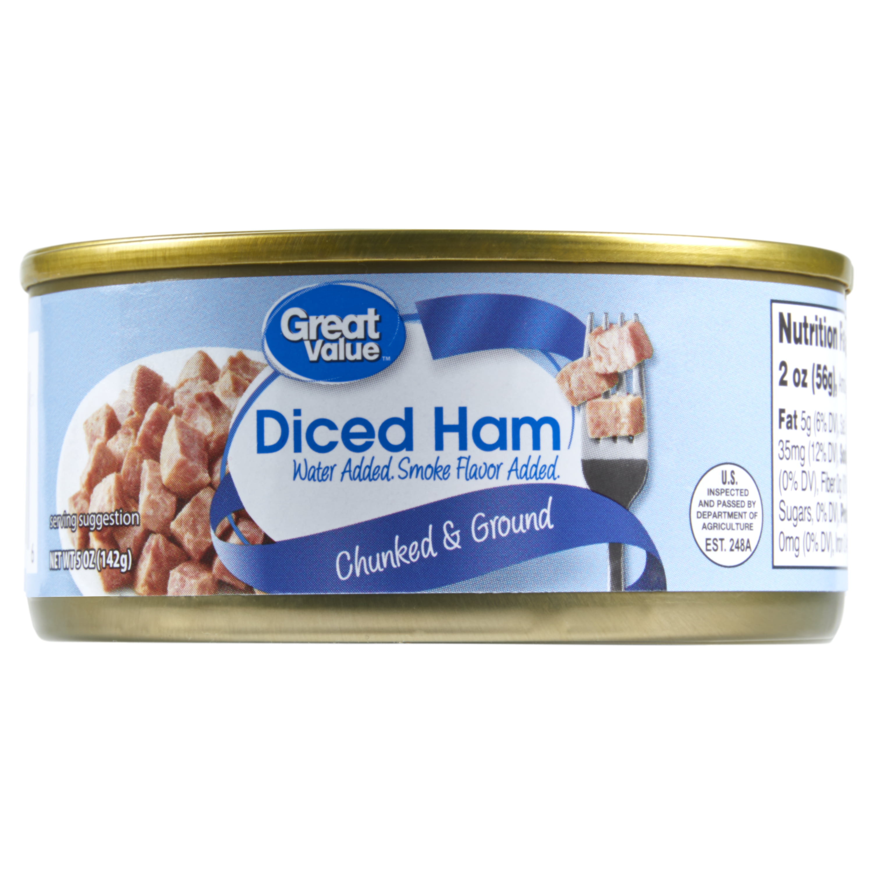 Great Value Diced Ham can