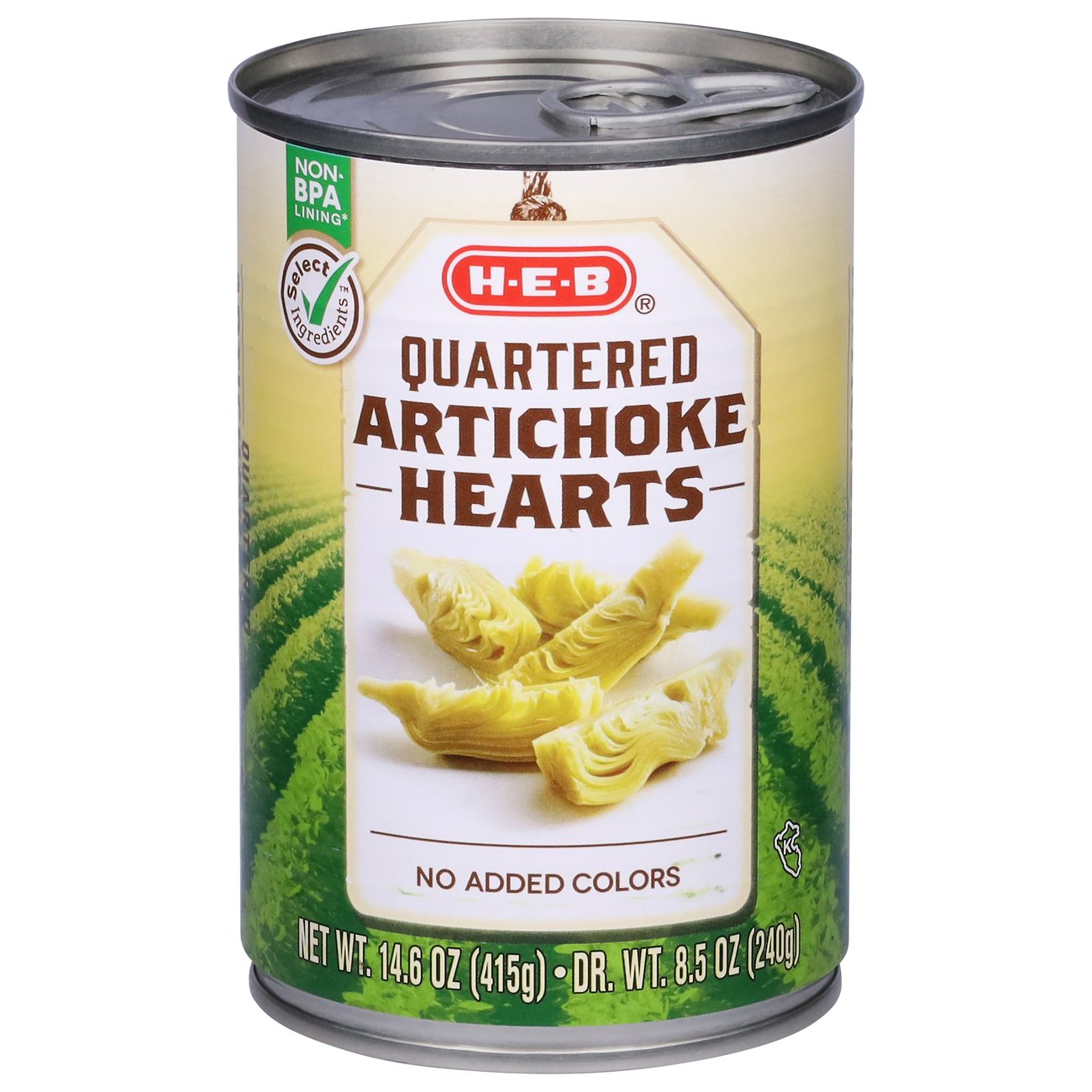H-E-B Quartered Artichoke Hearts can