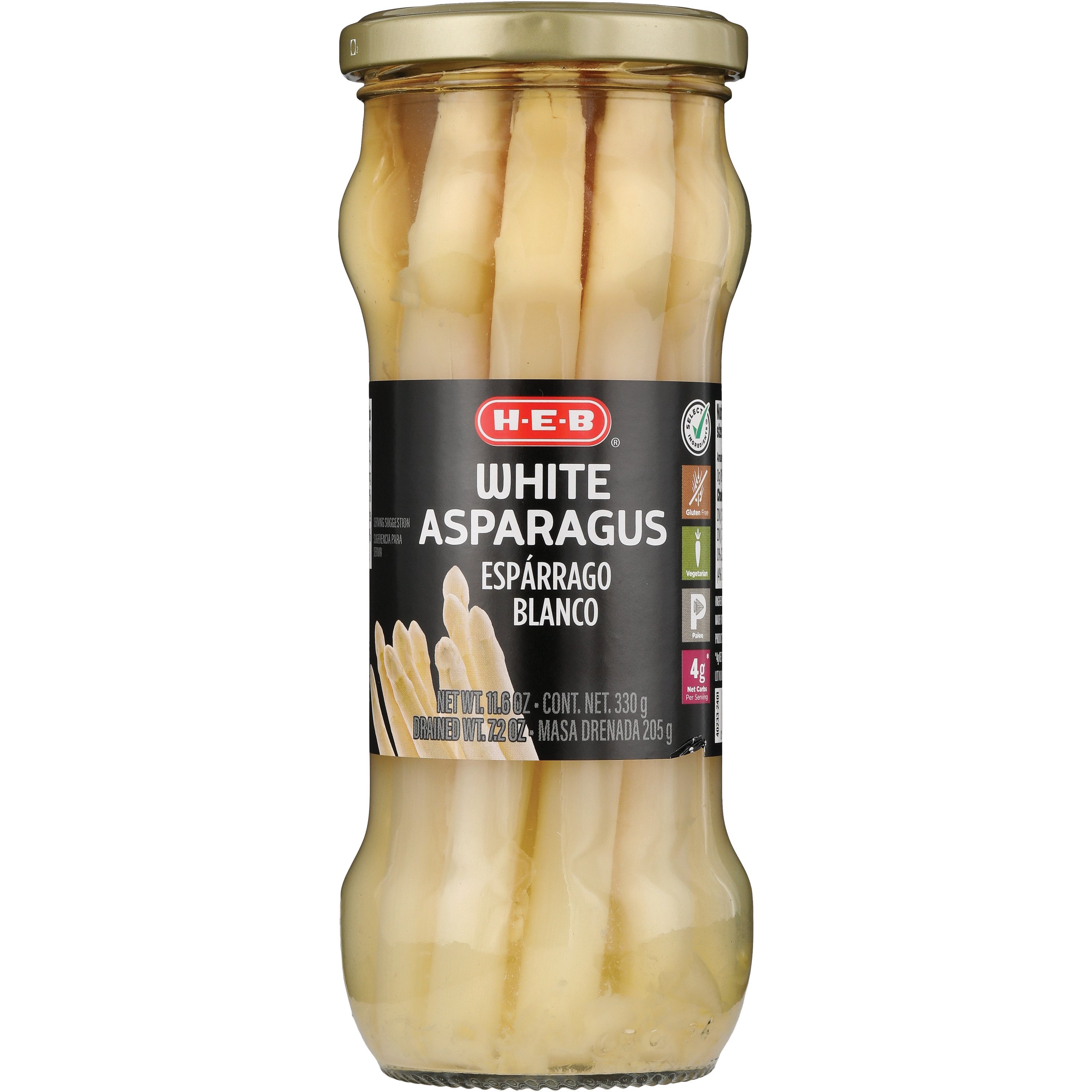 H-E-B White Asparagus can