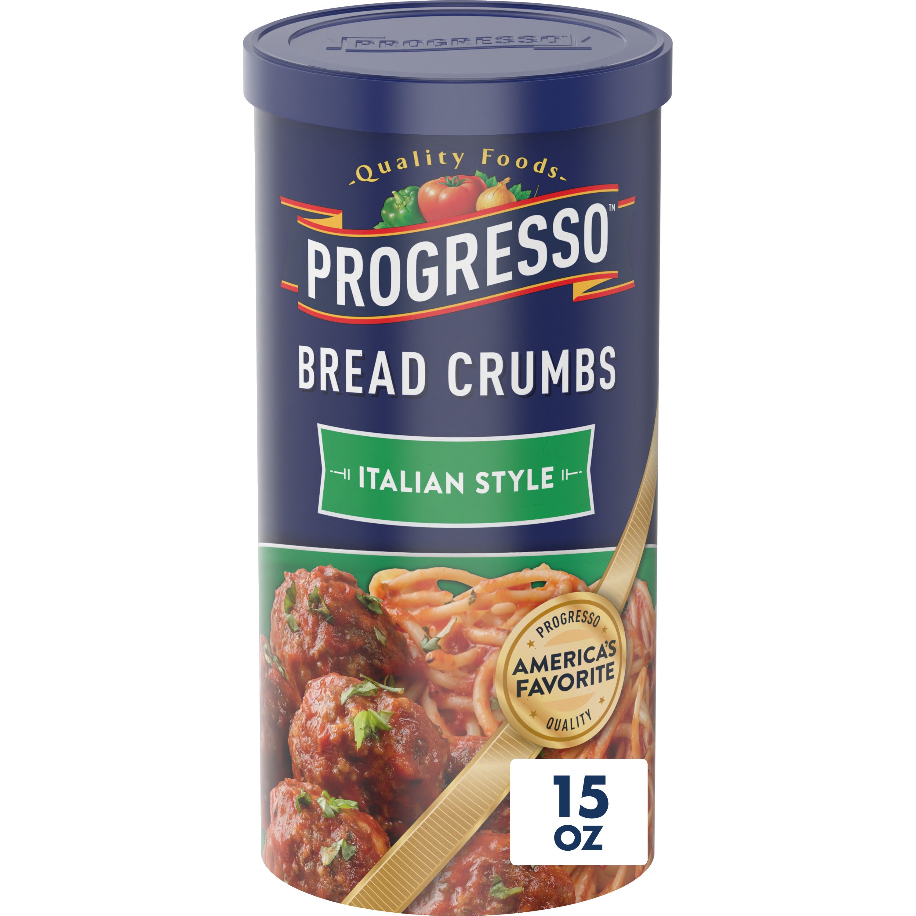 Progresso Italian Style Bread Crumbs canister