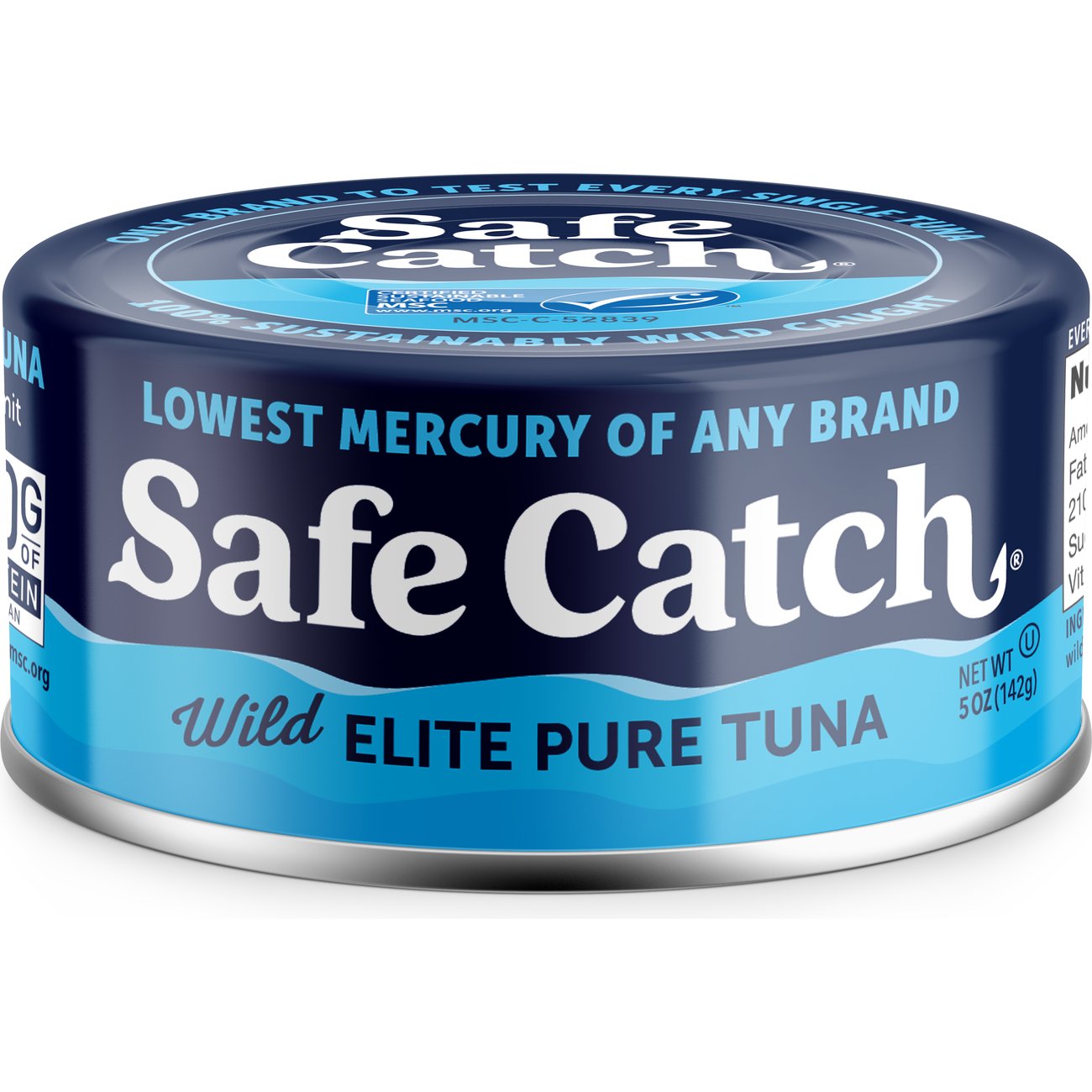 Safe Catch Elite Solid Wild Tuna Steak can
